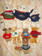 Stare misie w swetrach 9 szt.