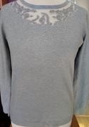 Sweterek damski francuski szary S/M