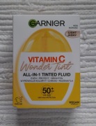 GARNIER Vitamin C Wonder Tint Krem-fluid ochronny do twarzy, SPF 50+, Jasny