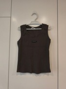 Top Czekoladowy Brązowy OlaVoga 95% Bawełna Cotton | Rozmiar M | Elzara