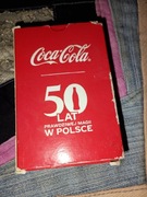 Coca Cola 50 lat prawdziwej magii w Polsce karty 54 szt.pudełko kolekcja