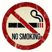 Vintage Znak „Zakaz Palenia” – Stylowa Dekoracja do Pokoju (20x20 cm)
