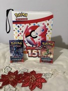 Album Pokemon Scarlet Violet 151 na 400 kart + 2 Boostery Temporal Forces