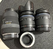 Komplet obiektywów 4/3 do micro 4/3 super zestaw na początek 