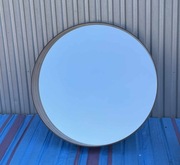 STOCKHOLM Lustro, okleina orzechowa, 80 cm