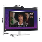 Monitor Dell 27" P2724DEB QHD IPS | Kamera 2K | Microphone | Glosnik