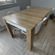 Stół rozkładany i 4 krzesła 90x160 do 240 cm jadalniany