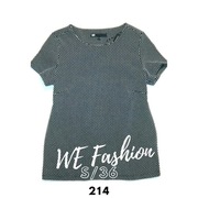 Bluzka pudełkowa WE fashion S/36 kropeczki groszki