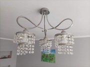 Żyrandol kryształowy Glamour lampa wisząca 3 