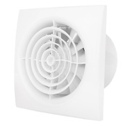 Cichy wentylator łazienkowy Dalap 100 NOMIA Z z wyłącznikiem czasowym