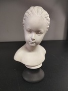 Rzeźba popiersie dziewczyny vintage 