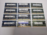 Pamięć laptop DDR3 SODIMM PC3 1,5v / PC3L 1,35v / 4GB mix