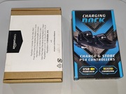 Stacja Ładowania Kontrolerów PS4 Charging Dock Nowa + Gratis