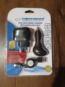 Esperanza ładowarka sieciowa samochodowa EZ116