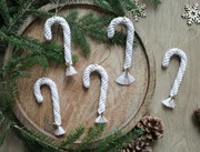 Zawieszki świąteczne, choinkowe, cukierki, laski