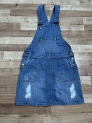 Jeansowa sukienka typu ogrodniczka