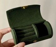 Etui na biżuterię pudełko przenośne na wyjazd wakacje małe szkatułka