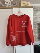 Czerwona bluza z uroczym misiem – rozmiar XL (42) 