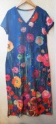Sukienka Elastyczna w Kwiaty Rozmiar XL/2XL