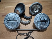 2 x Reflektor HELLA Luminator Chrom FULL LED 12/24V, z listwą chłodzącą