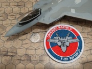 Naszywka Lockheed Martin F-22 Raptor rzep velcro
