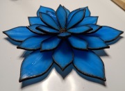 Prezent na Wielkanoc. Kwiatka. Witraż w stylu Tiffany. 16cm