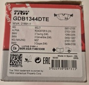 Klocki hamulcowe TRW GDB 1344 DTE
