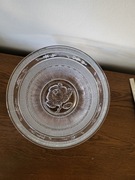 MIsa szklana z różą, Alice”, Eva Englund, vintage