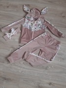 Komplet welurowy rozm 104-110 