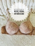 Intimissimi biustonosz nude koronkowy beżowy kawa z mlekiem model Irina75C