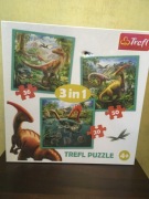 Puzzle Dinozaury 3w1 Trefl