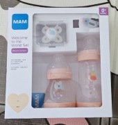 Butelki Smoczek MAM Welcome to the World Pink