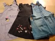 Sukienka rozmiar 86 zestaw