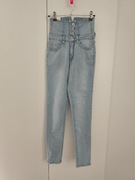 Jeans Spodnie XS 34 #wysokistan Regular Premium 65% #bawełna #cotton