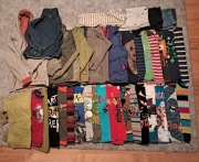 Paka dla chłopca 110 - 116 cm  34 szt  ciepłe. Na zimę