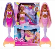 Lalka Barbie zmieniająca kolor syrena zestaw z akcesoriami 