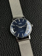 Zegarek męski Cornavin niebieska tarcza, rok 1980 zsrr