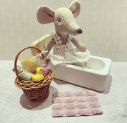 Zestaw kąpielowy dla myszek maileg lalek barbie