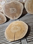 ORZECH CZARNY Amerykański 46/42/8 cm Wysuszony Blat Plaster Drewna Stolik