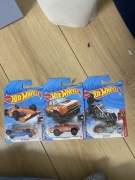 HOT wheels 3 sztuki (długa karta)