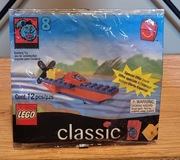 Lego Classic Vintage łódka statek saszetka z klockami unikat model wycofany