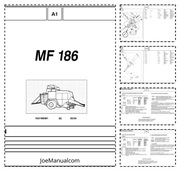 Masey Ferguson MF186 Baller Catalog Katalog Części