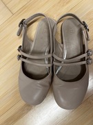 Zara balerinki  modne pudrowy roz buty eleganckie 21 cm 32