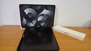 Apple iPad Air 5 2022 + apple pencil 2 + Klawiatura Logitech K380 + inne