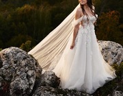 Welon ślubny katedralny, długi 300cm