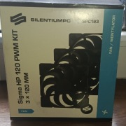 3x Wentylator SilentiumPC Sigma HP 120 PWM | Zestaw 120mm | Na części/Zapas