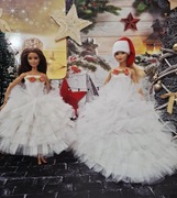 Suknię ślubną balowa dla lalek 