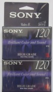 SONY P6-120HG / HIGH GRANDE / 120min / 8mm / Video8 / 2PAK