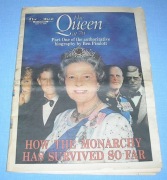 Stara gazeta The Mail 70 lat Królowej Elżbiety Rodzina królewska 1996