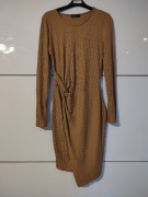 Beżowa sukienka damska